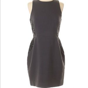 Banana Republic gray sleeveless work dress Size 6P